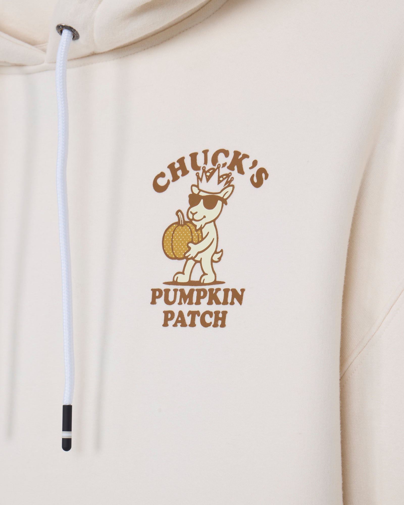 GOAT USA Pumpkin Patch Hooded Sweatshirt- Bone