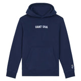 Soccer Sport Hooded Sweatshirt- Navy Blazer