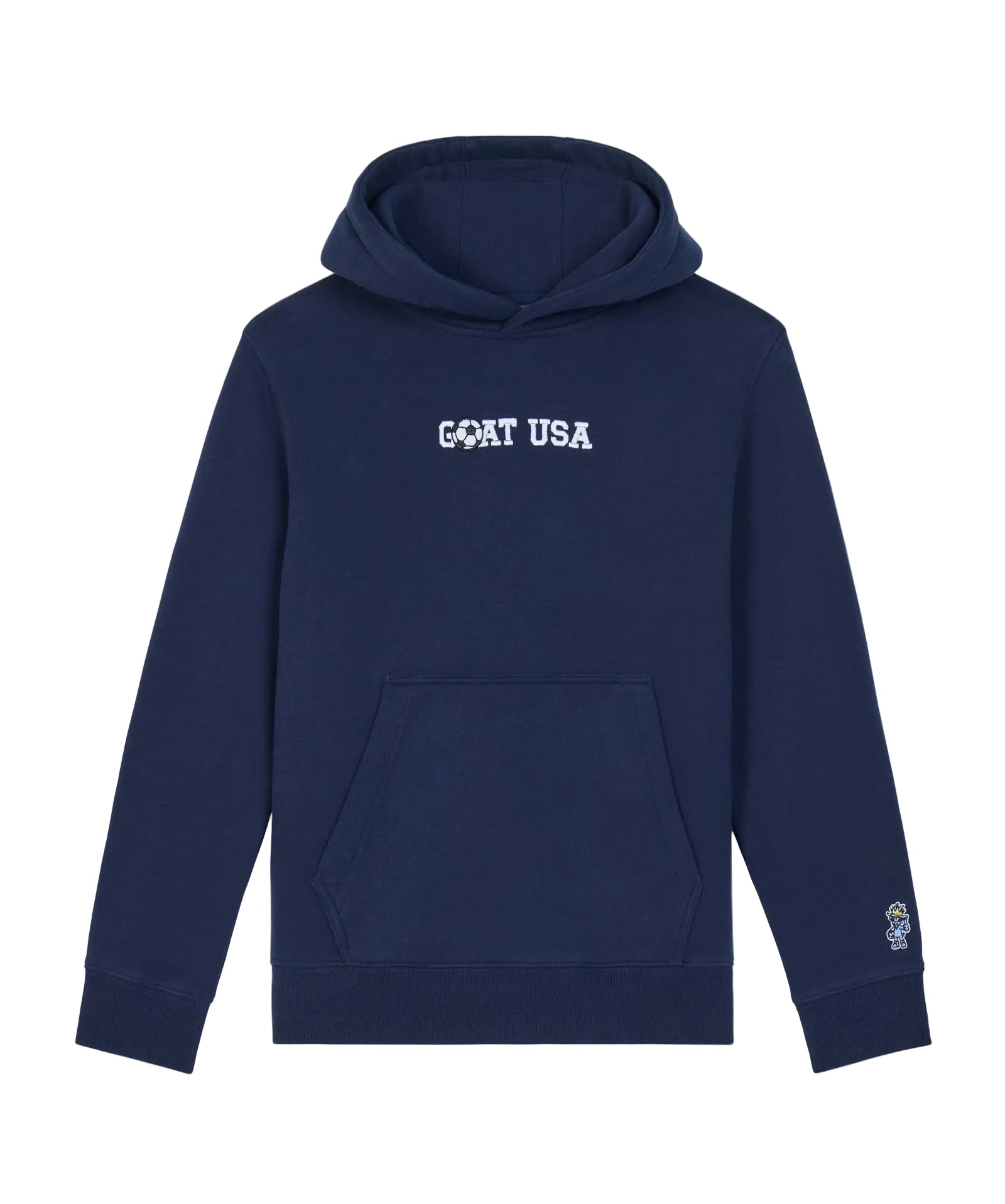 Soccer Sport Hooded Sweatshirt- Navy Blazer