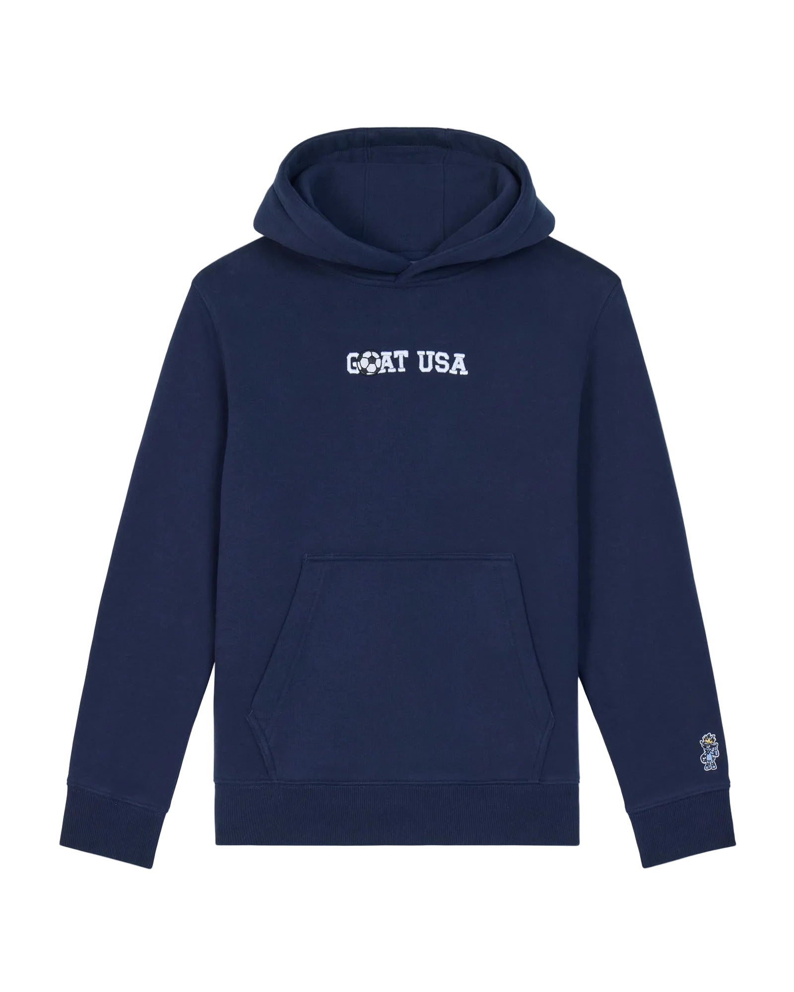 Soccer Sport Hooded Sweatshirt- Navy Blazer