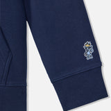 Soccer Sport Hooded Sweatshirt- Navy Blazer