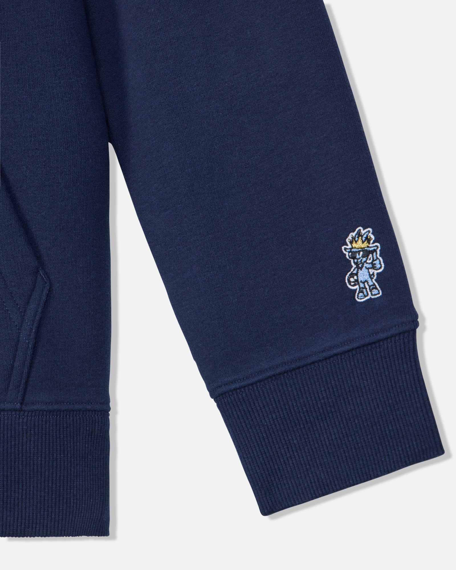 Soccer Sport Hooded Sweatshirt- Navy Blazer