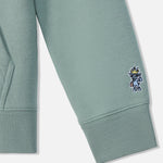 Football Sport Hooded Sweatshirt- Steeped Sage