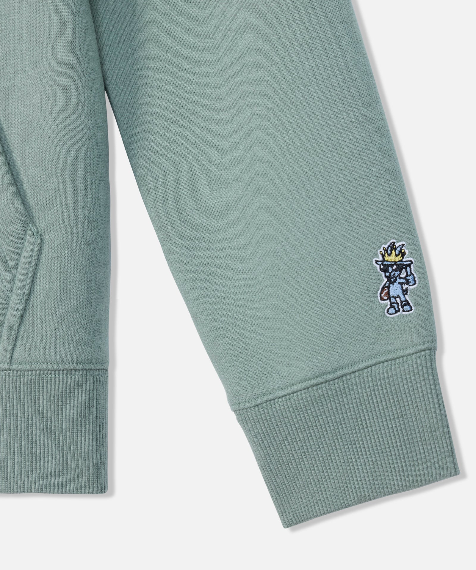 Football Sport Hooded Sweatshirt- Steeped Sage
