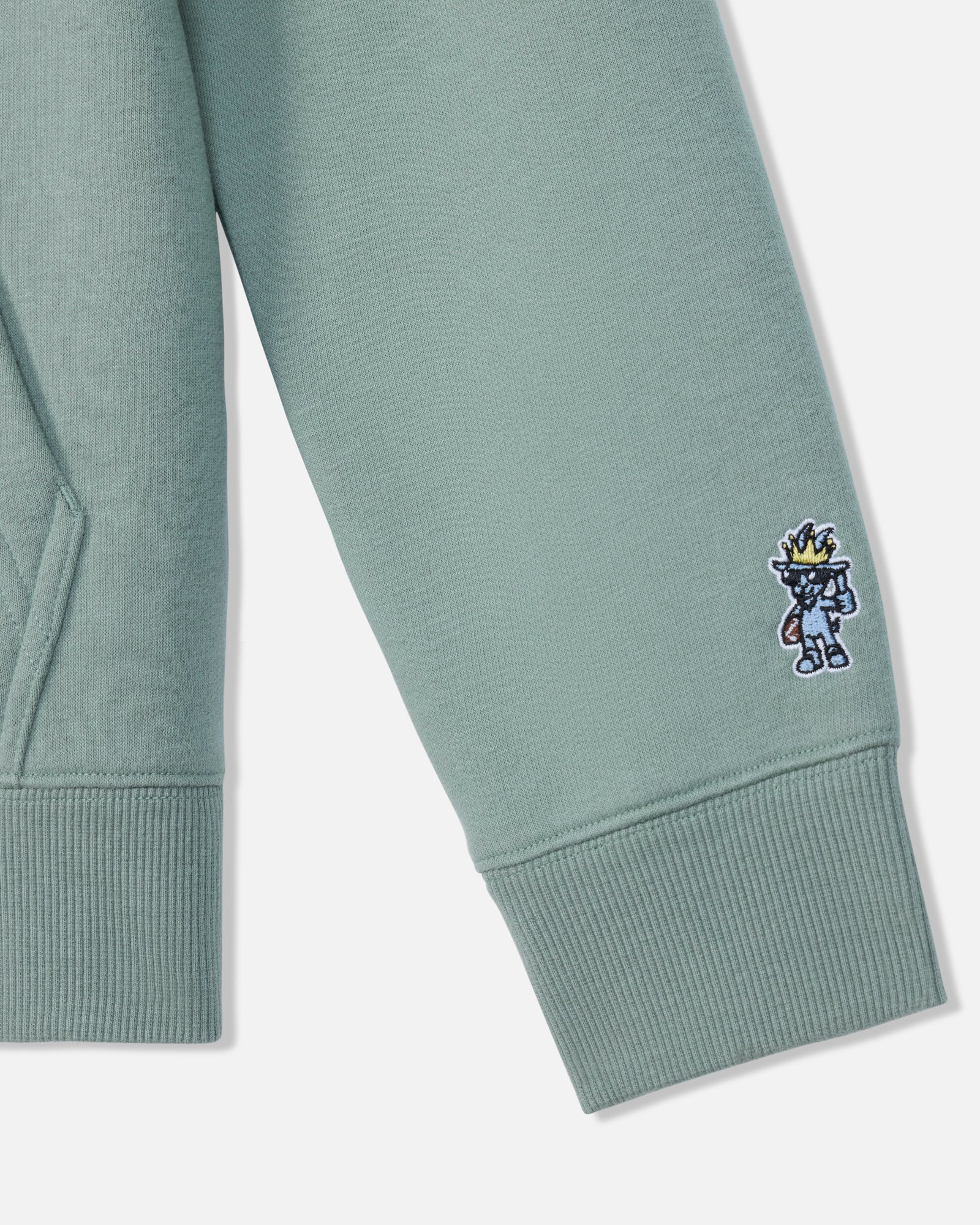 Football Sport Hooded Sweatshirt- Steeped Sage