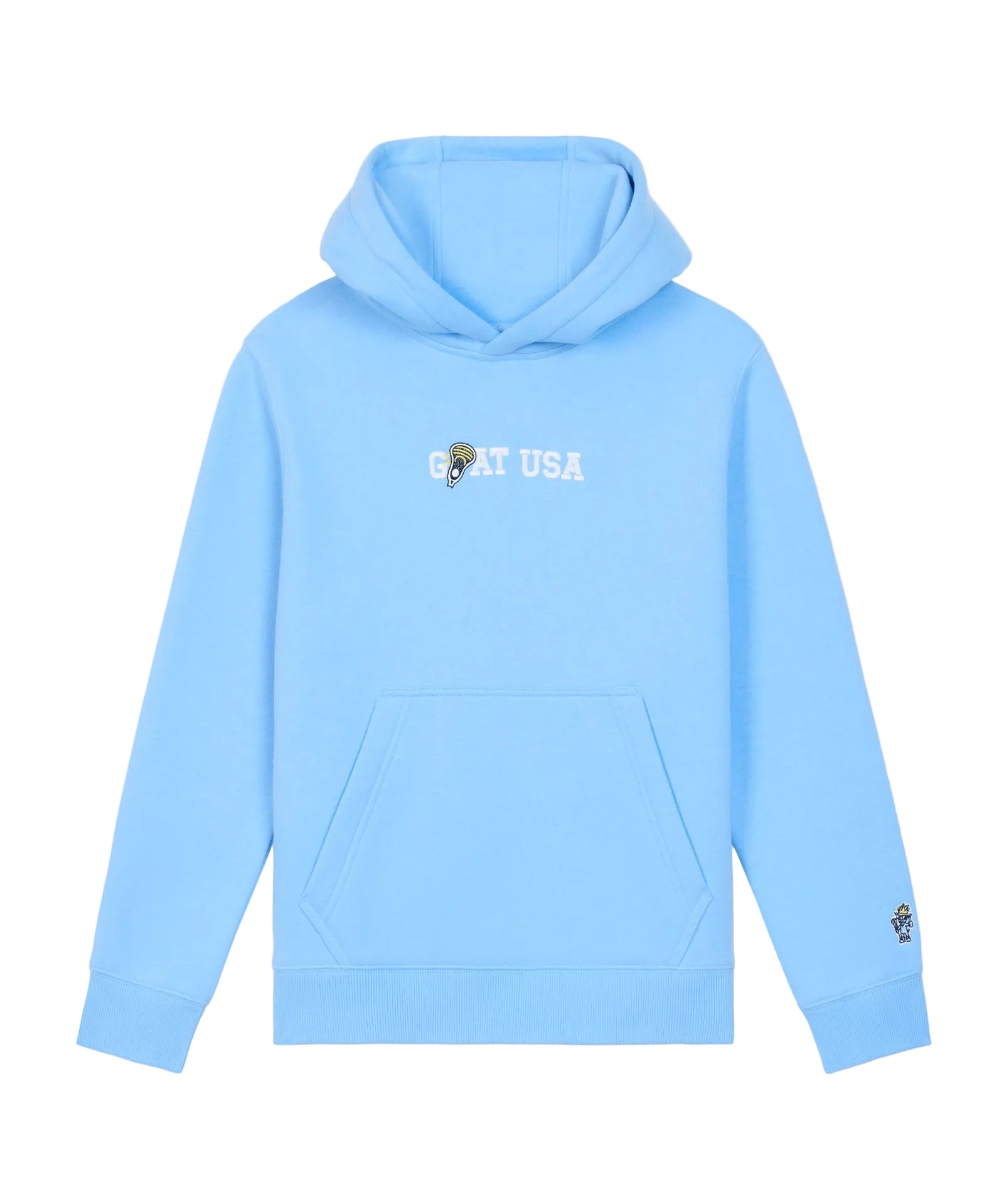 Lax Sport Hooded Sweatshirt- Carolina Blue