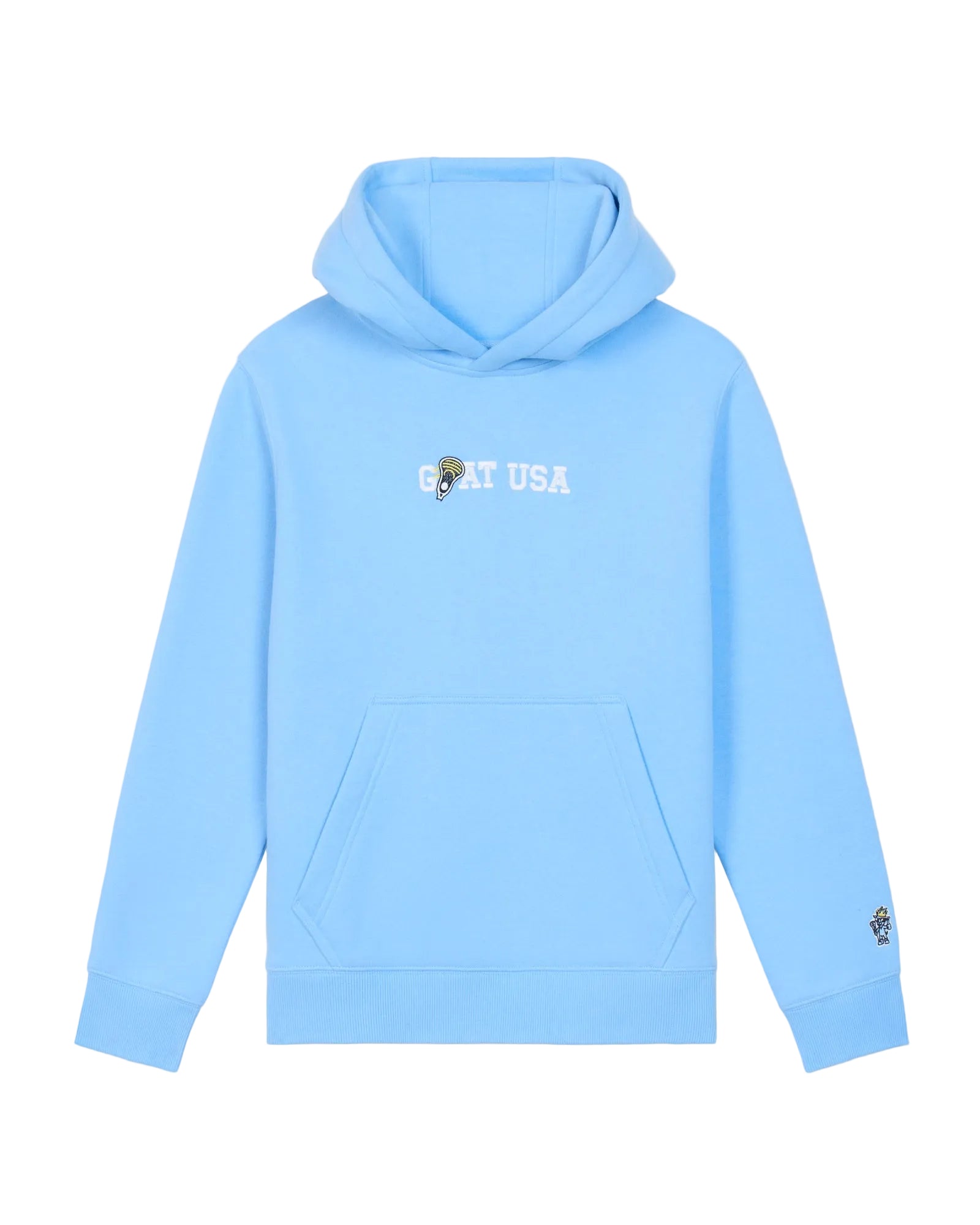 Lax Sport Hooded Sweatshirt- Carolina Blue
