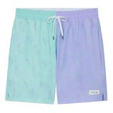 Mint and Periwinkle AOP Bathing Suit