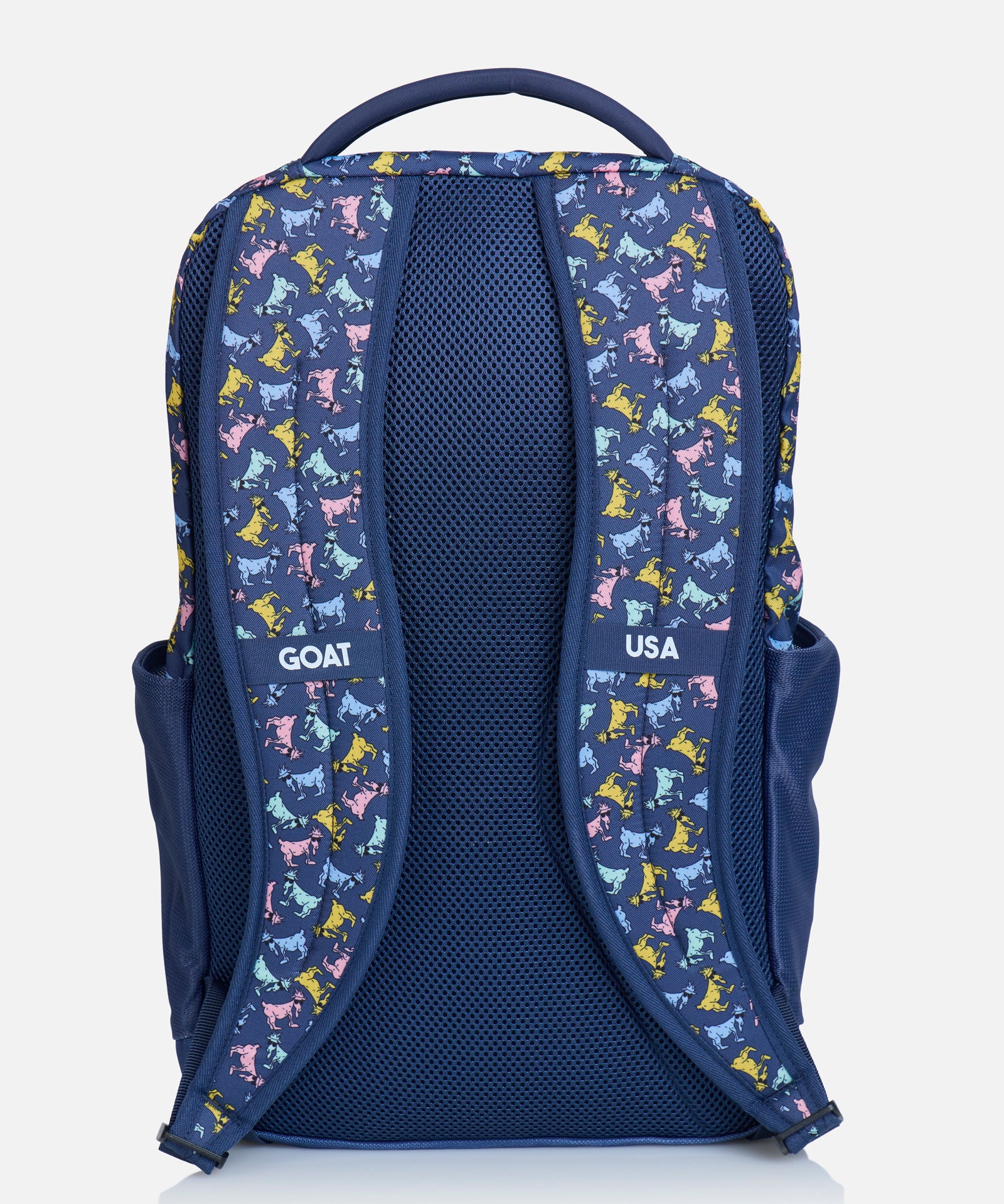 GOAT AOP Backpack- Navy