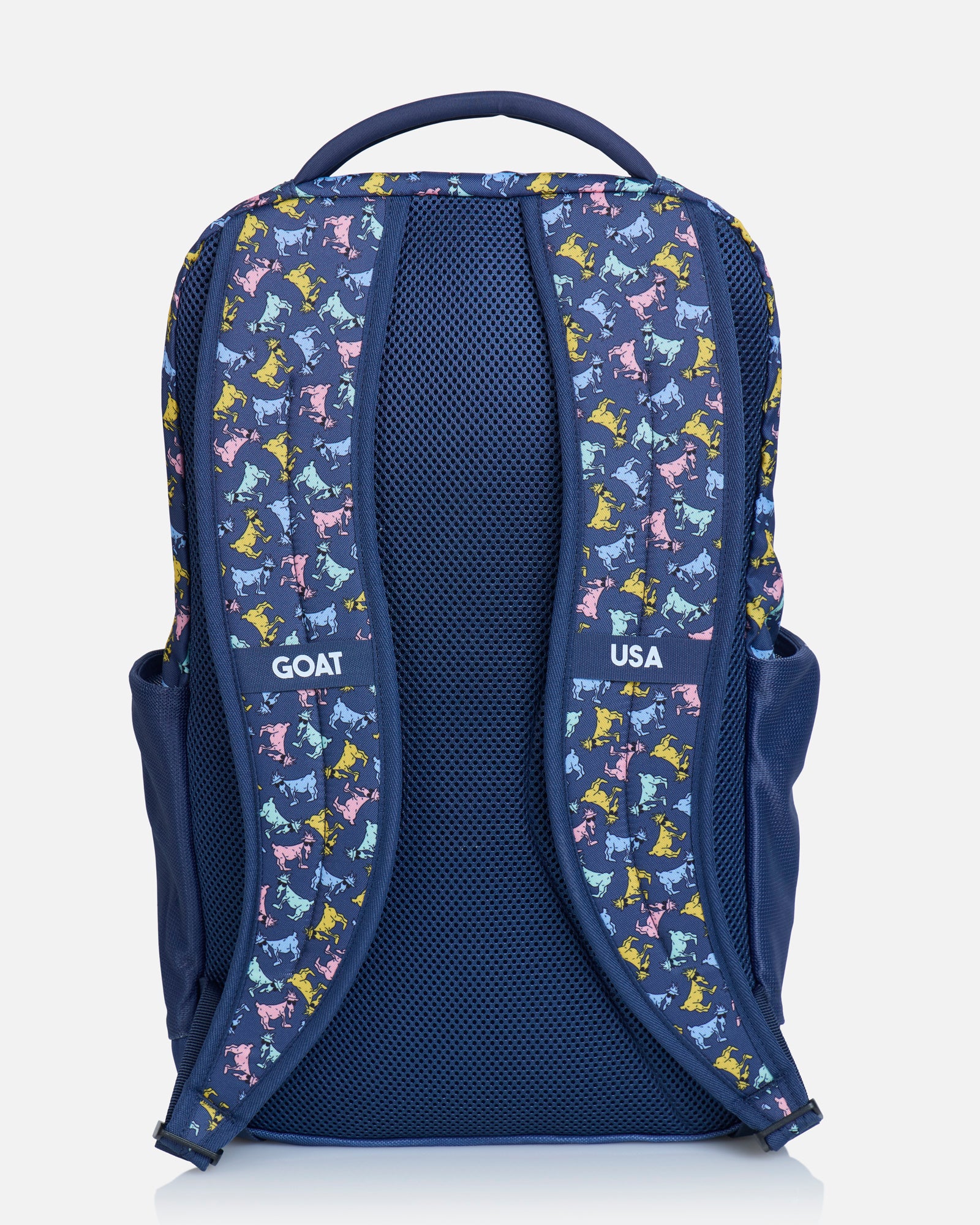 GOAT AOP Backpack- Navy