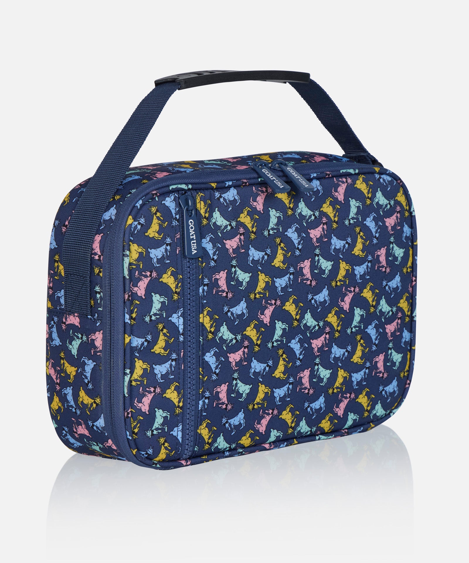 GOAT AOP Lunch Box- Navy