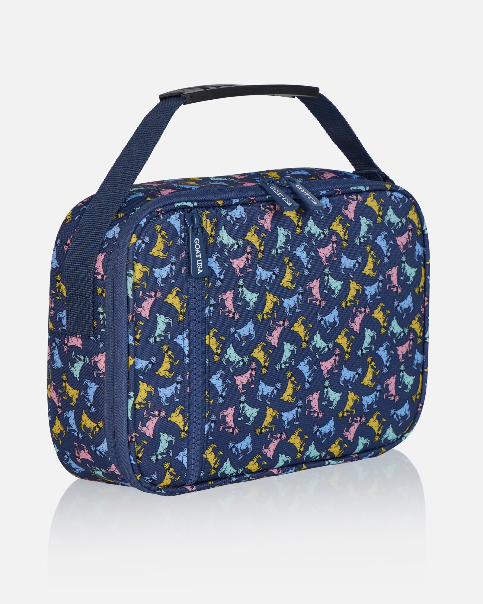 GOAT AOP Lunch Box- Navy