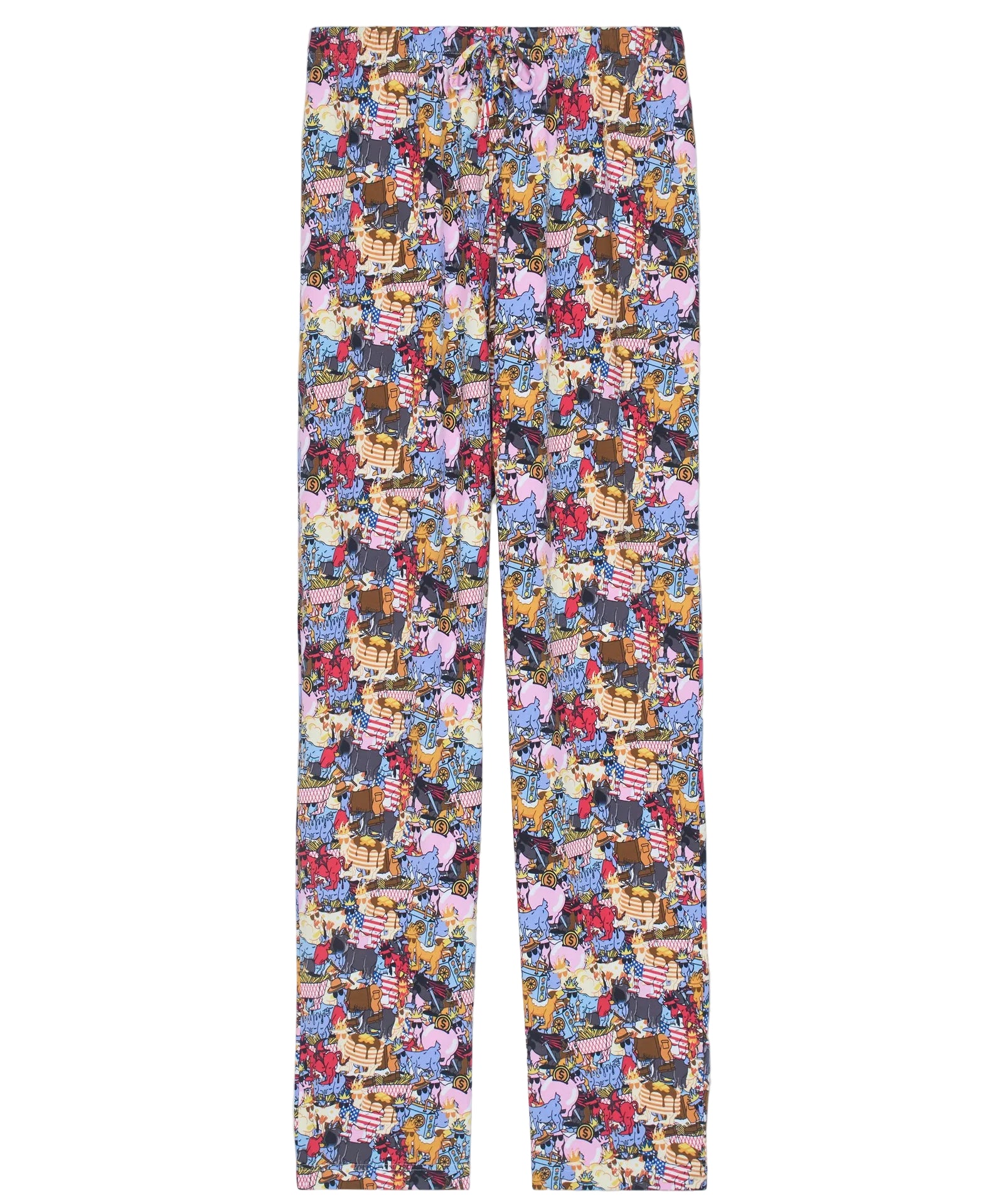 GOAT USA Sticker AOP Pajama Pants- Multi