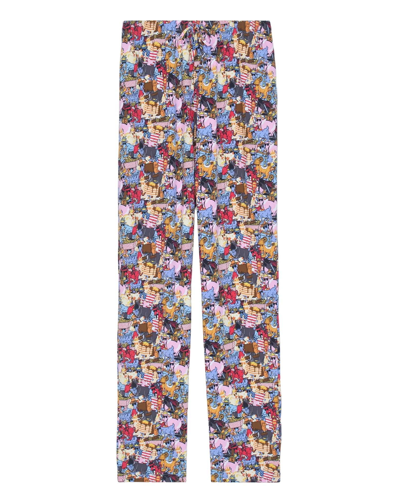 GOAT USA Sticker AOP Pajama Pants- Multi