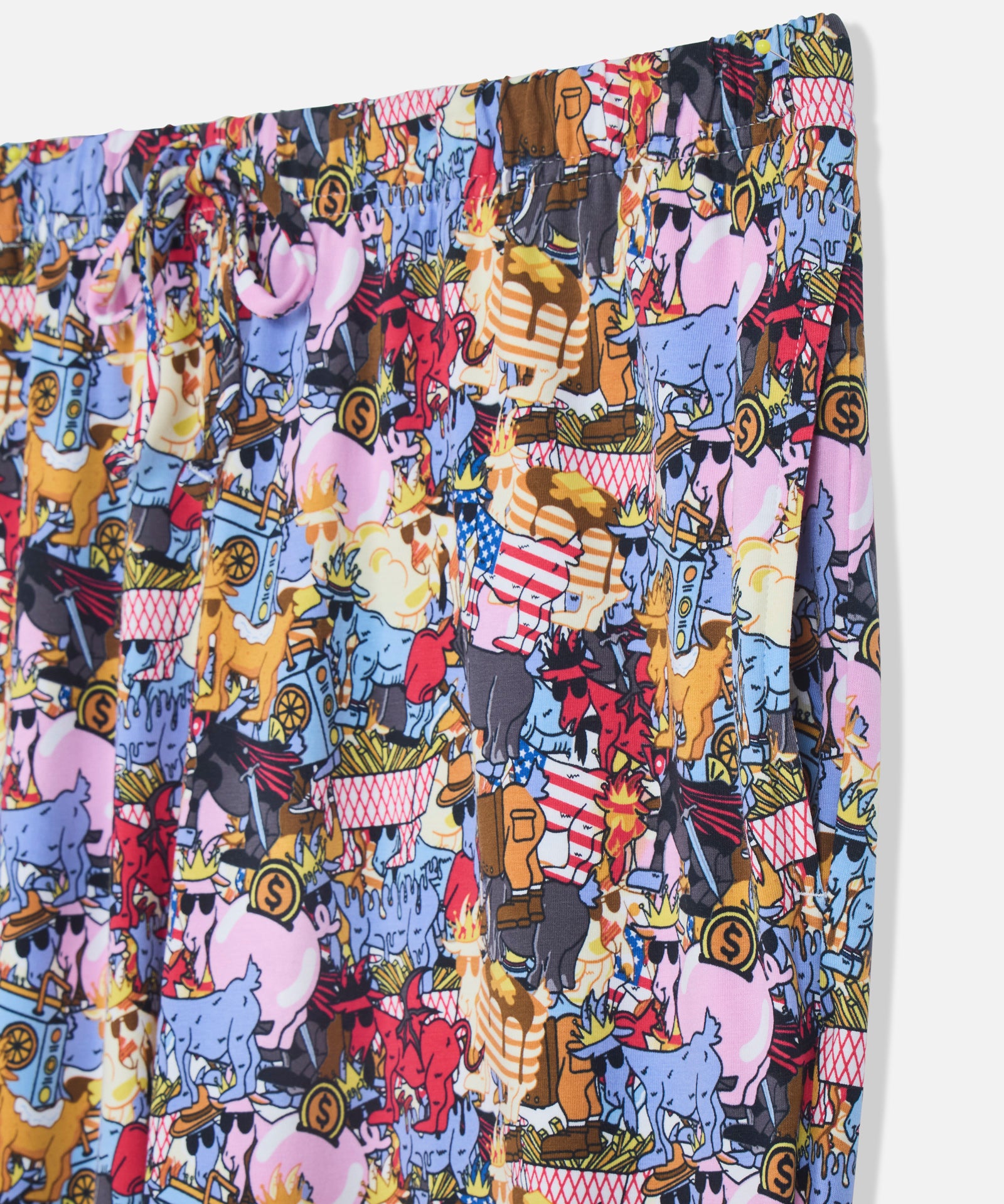 GOAT USA Sticker AOP Pajama Pants- Multi