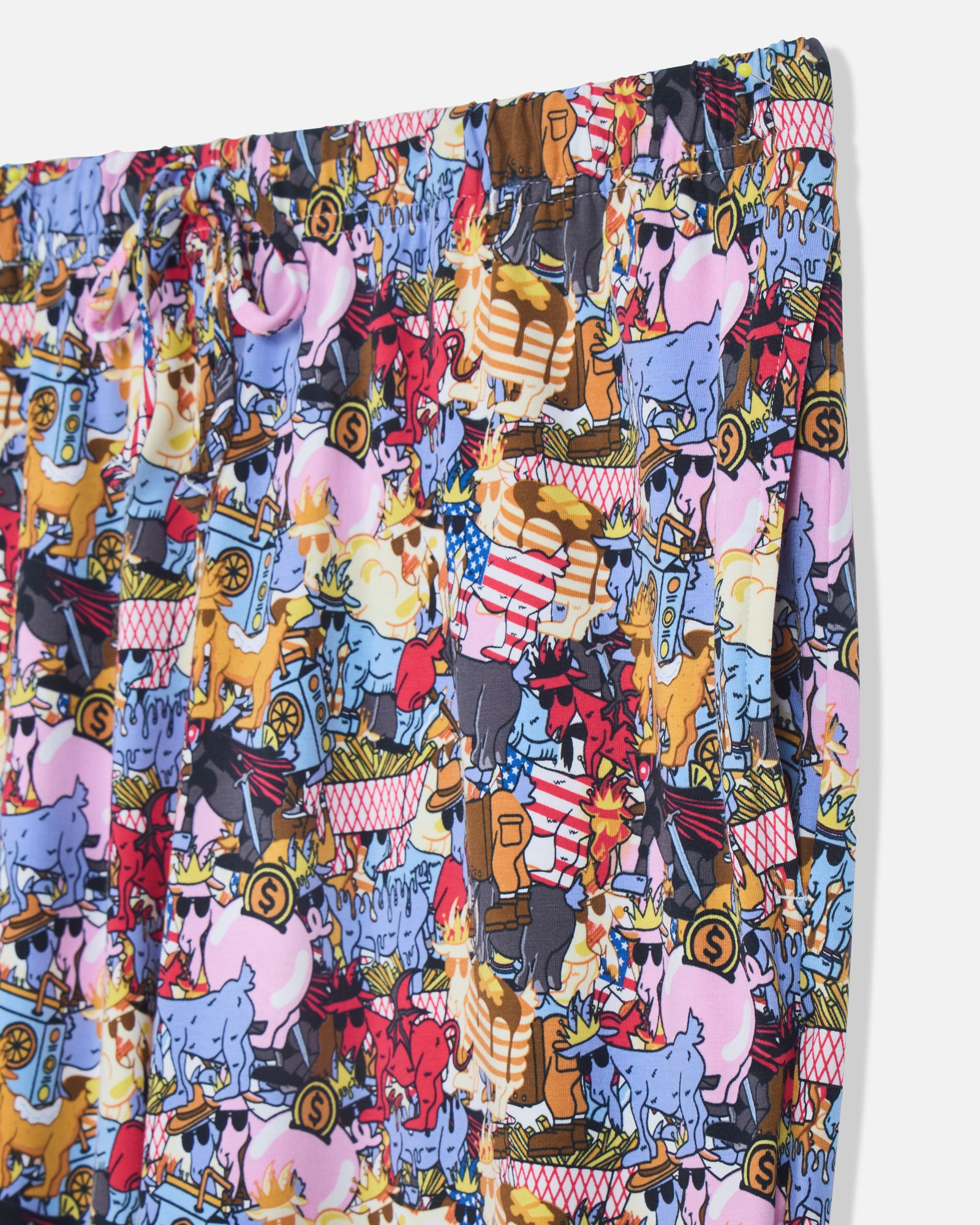 GOAT USA Sticker AOP Pajama Pants- Multi