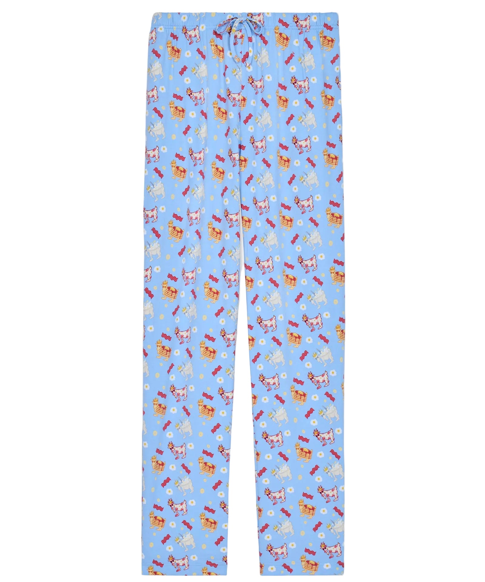 Bacon & Eggs Pajama Pants- Carolina Blue