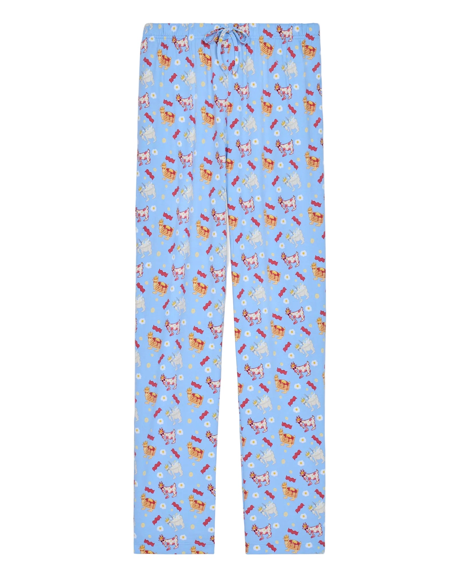 Bacon & Eggs Pajama Pants- Carolina Blue