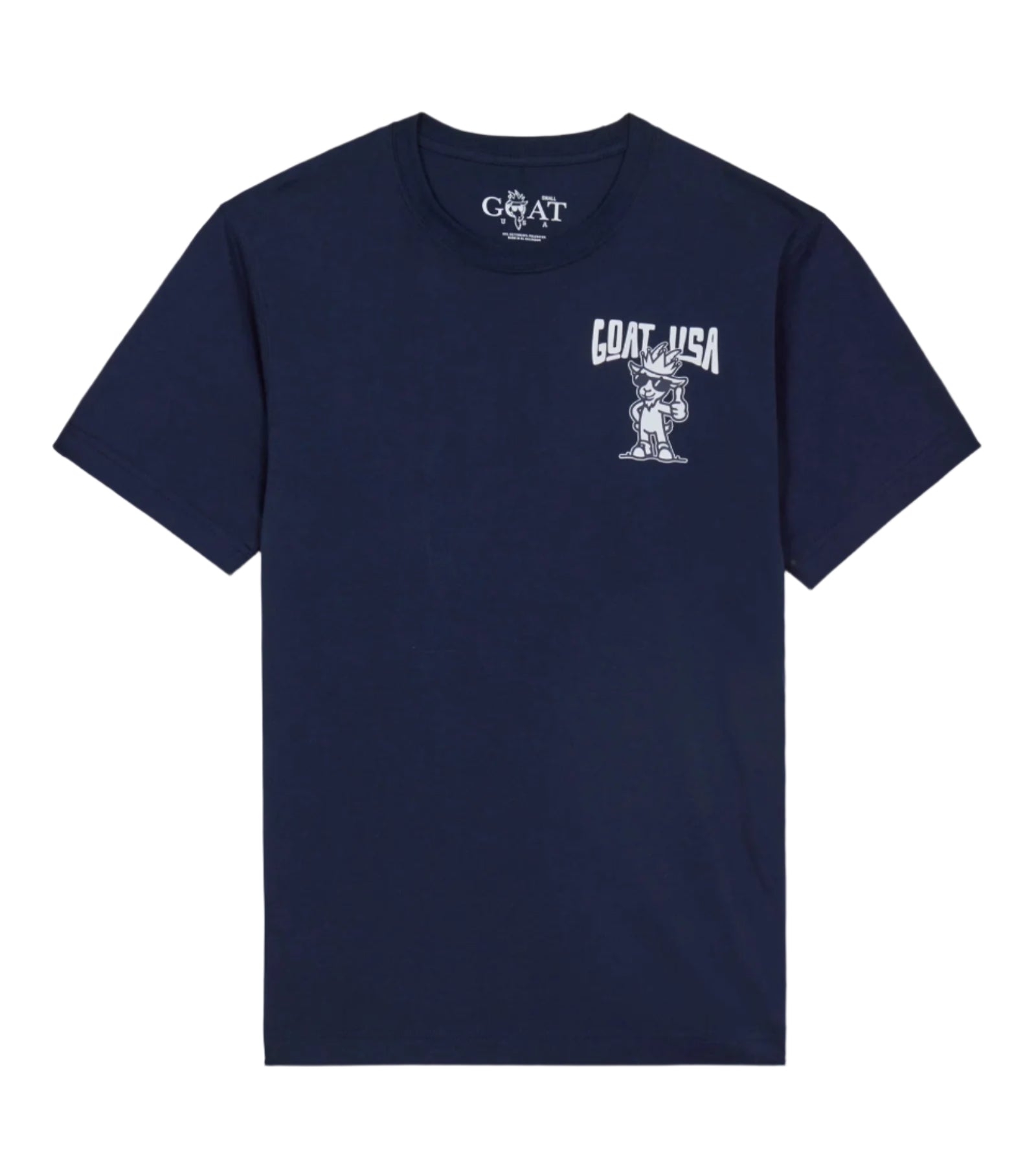 GOAT USA Thumbs Up T-Shirt- Navy