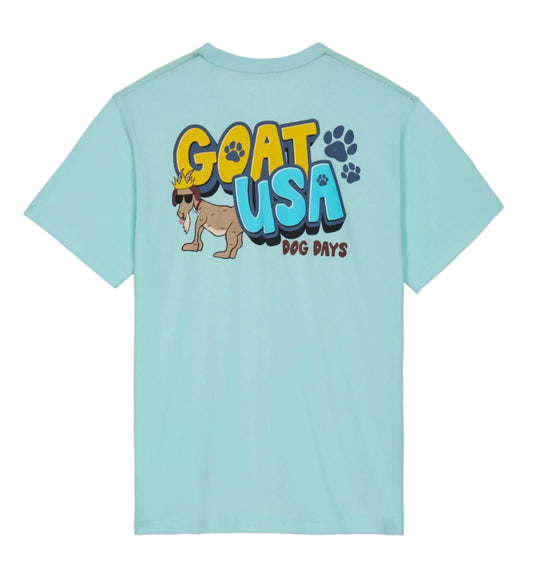 Dog Days T-Shirt- Ice Blue