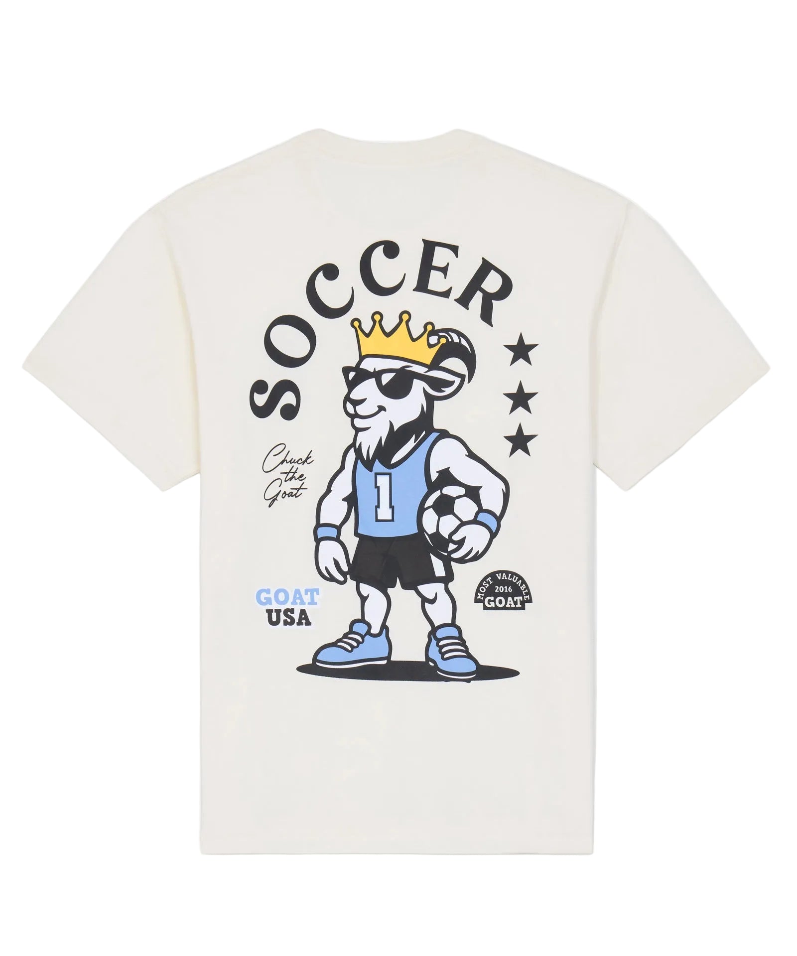 GOAT USA Soccer Most Valuable Goat T-Shirt - Bone