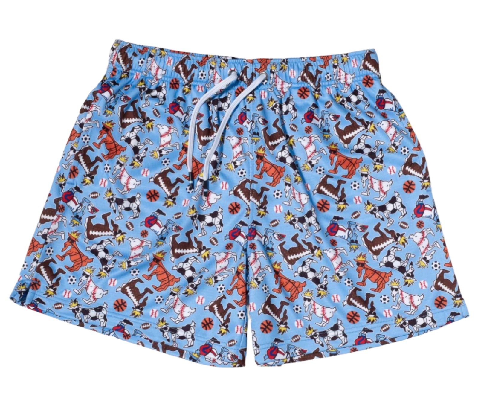 GOAT USA Sports AOP Mesh Shorts- Carolina Blue