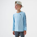Baby Blue and Navy Youth Rashguard