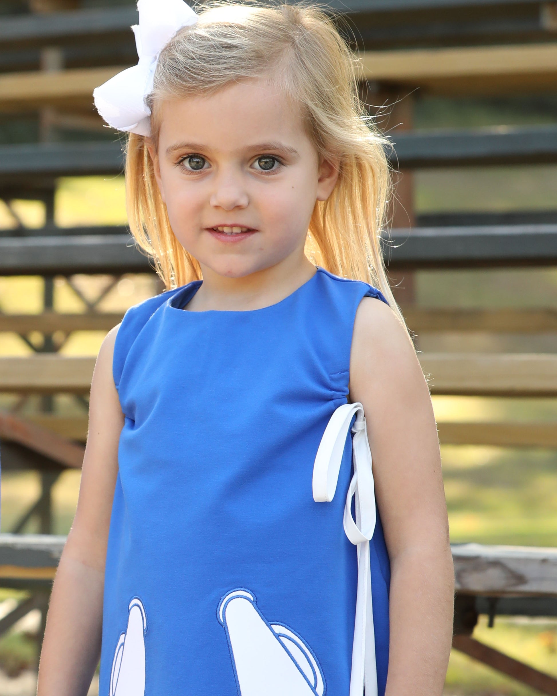 Game Day Jumper- Blue and White