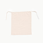 Checkered pink and white apron on a white background