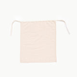 Checkered pink and white apron on a white background