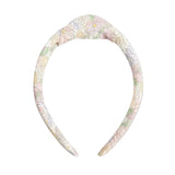 La Coqueta Pink Floral Top Knot Headband