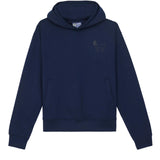 GOAT USA Outline Athletic Hooded Sweatshirt- Navy Blazer
