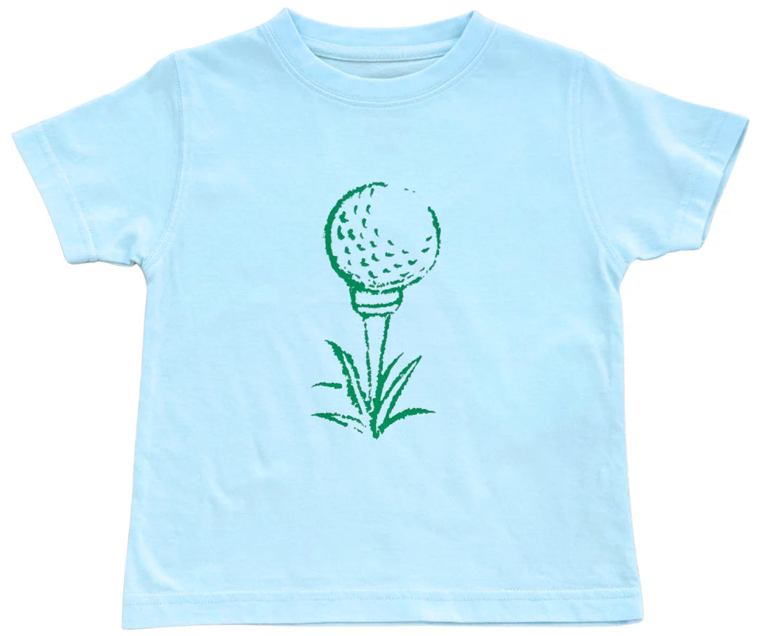 Mustard & Ketchup Light Blue Golf T-Shirt