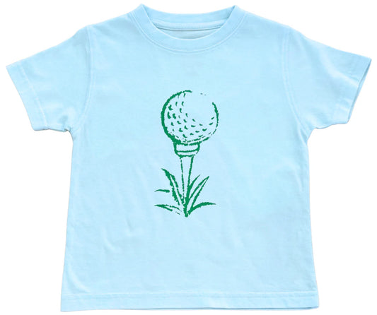 Mustard & Ketchup Light Blue Golf T-Shirt