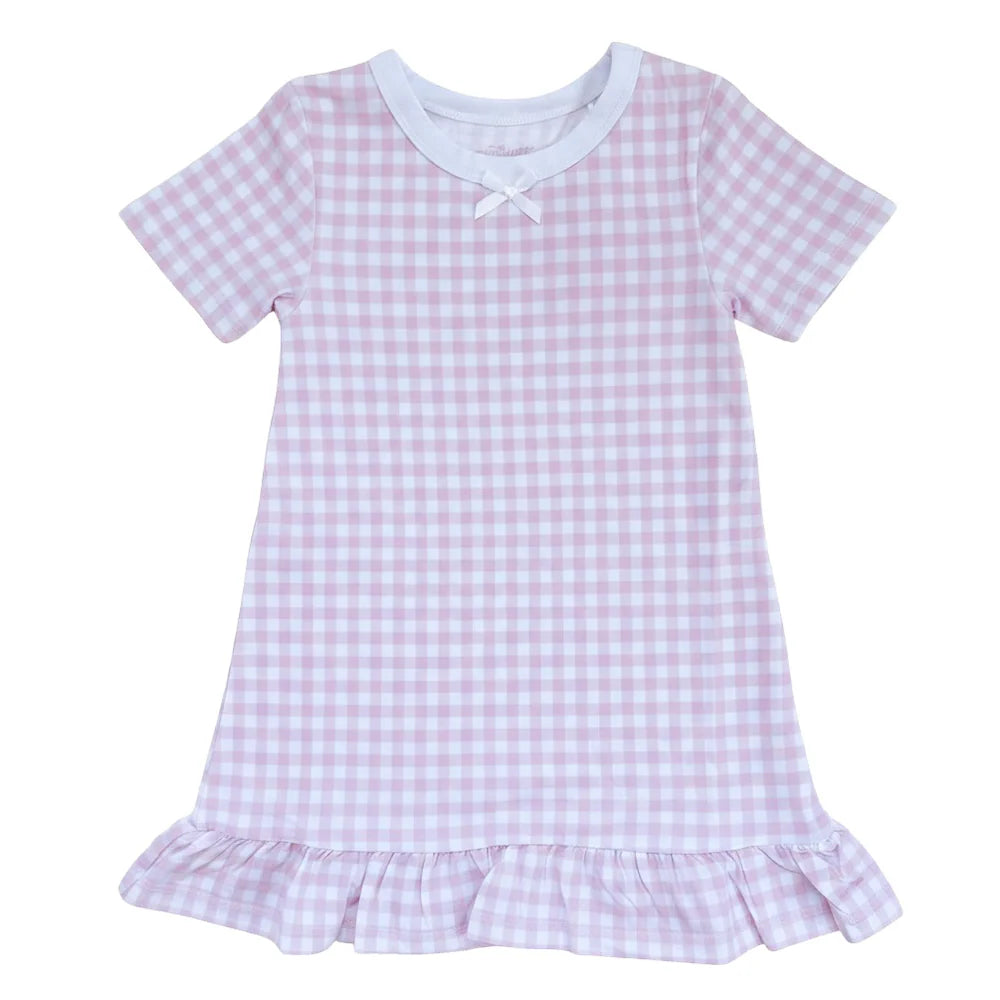 Goodnight Caroline The Claire- Blush Gingham