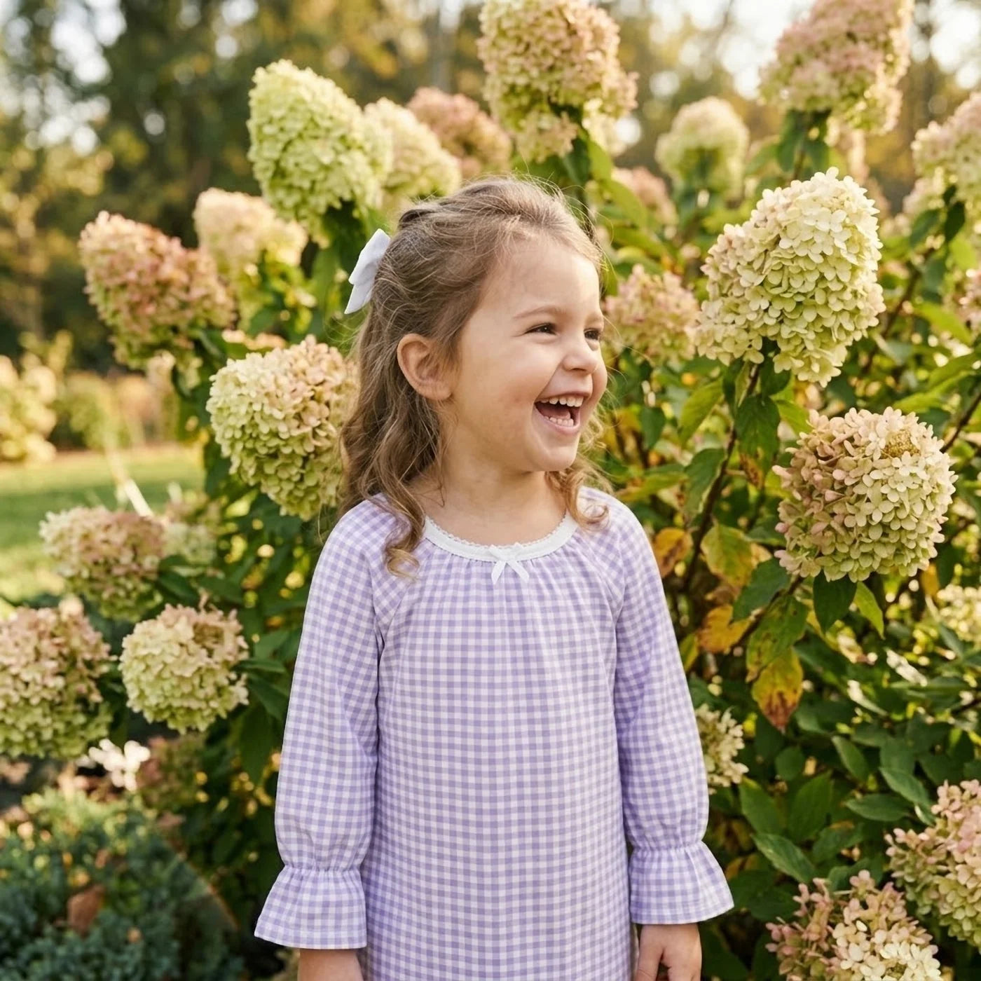 Goodnight Caroline The Grace- Lavender Gingham