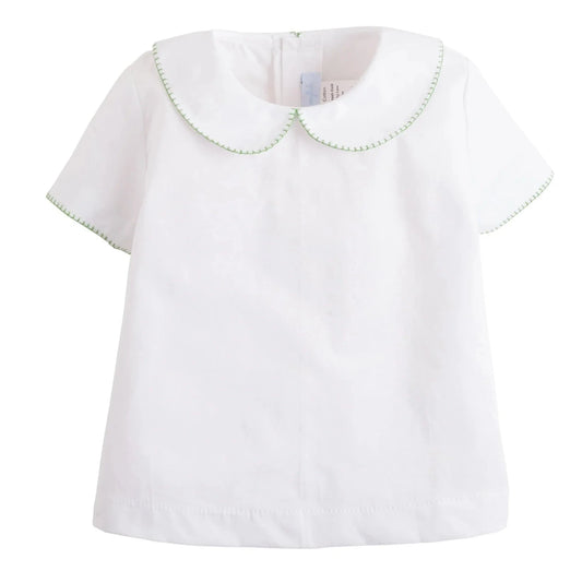 Little English Whipstitch Day Shirt - Green