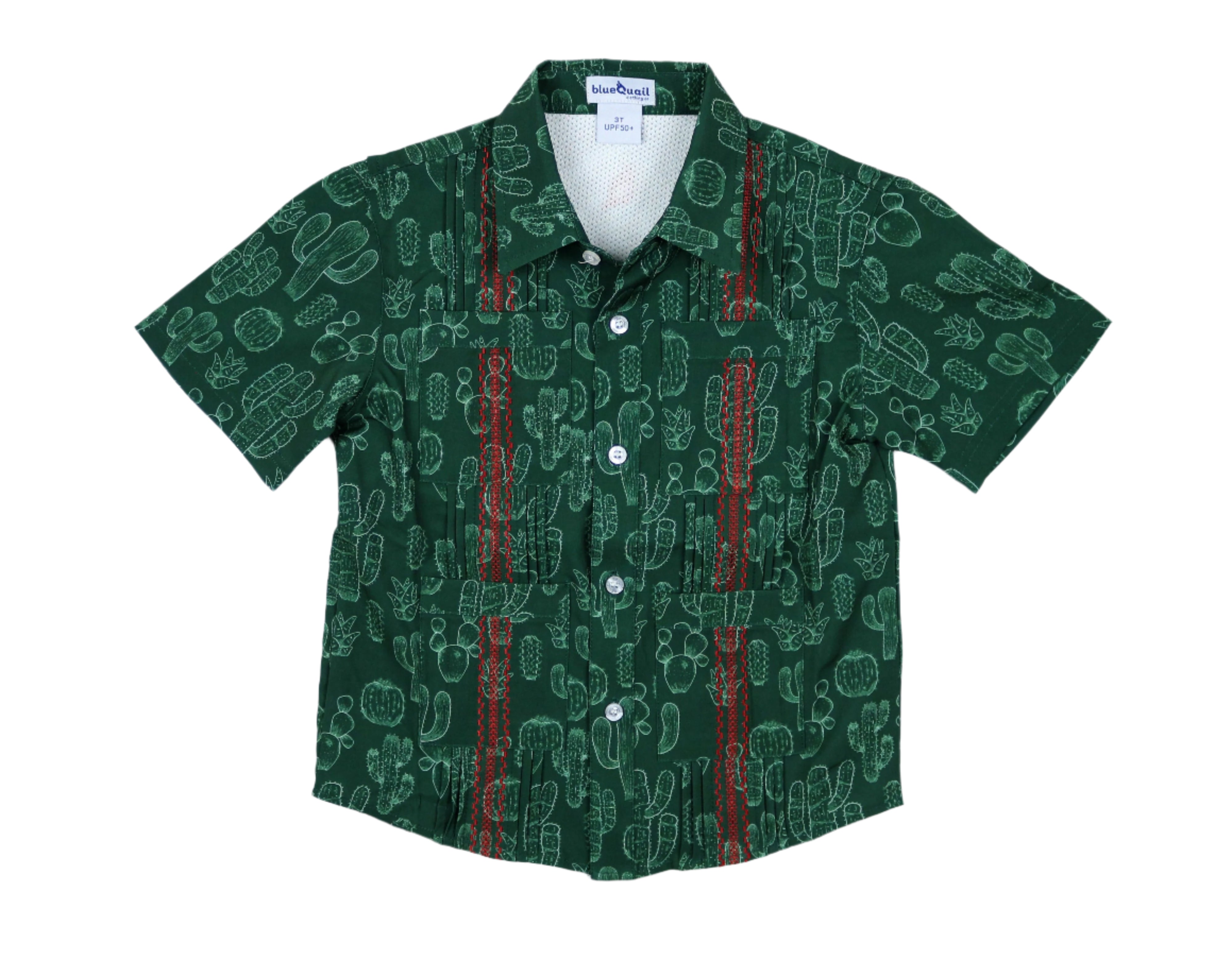 BlueQuail Feliz Navidad Guayabera