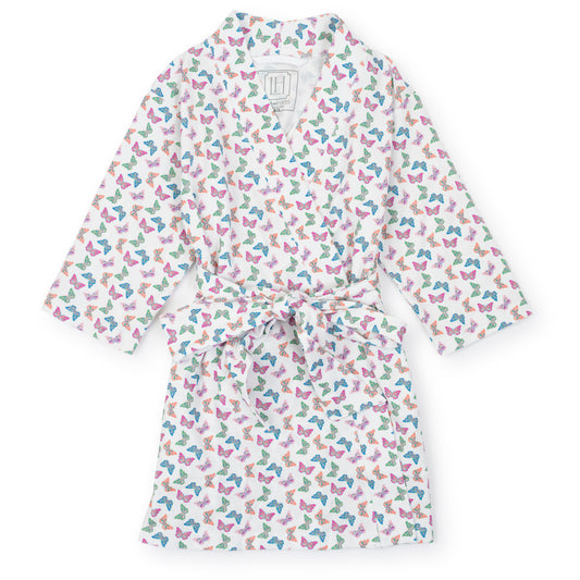 Lila and Hayes Gwen Spa Robe - Bright Butterflies