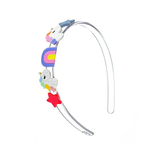Lilies & Roses Unicorn and Stars Neon Headband