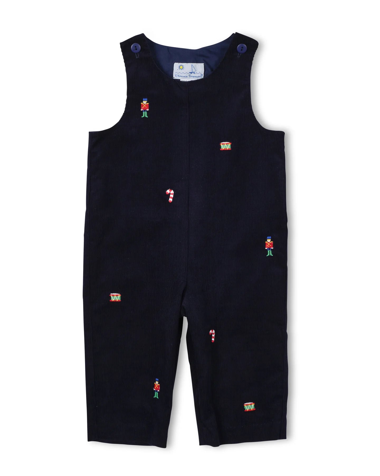 Corduroy Longall With Allover Embroidery