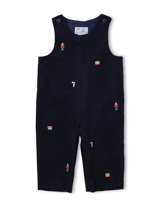 Corduroy Longall With Allover Embroidery