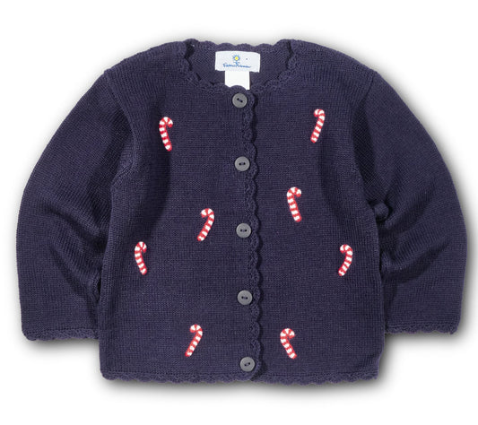 Florence Eiseman Sweater With Candy Canes