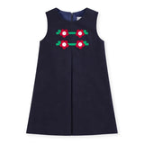 Florence Eiseman Corduroy Jumper With Flowers