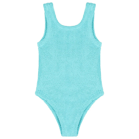 Hunza G Classic Swimsuit- Aqua