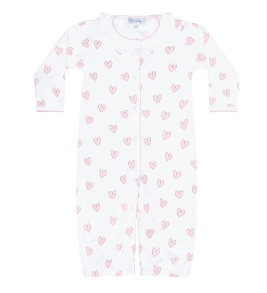 Nellapima Pink Heart Print Converter Gown