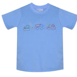 Remember Nguyen Construction Trucks Hand Stitched T-Shirt