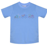 Remember Nguyen Construction Trucks Hand Stitched T-Shirt