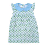 Love George Block Print Floral Knit Dress