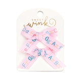 Sweet Wink Alphabet Bows Clip Set